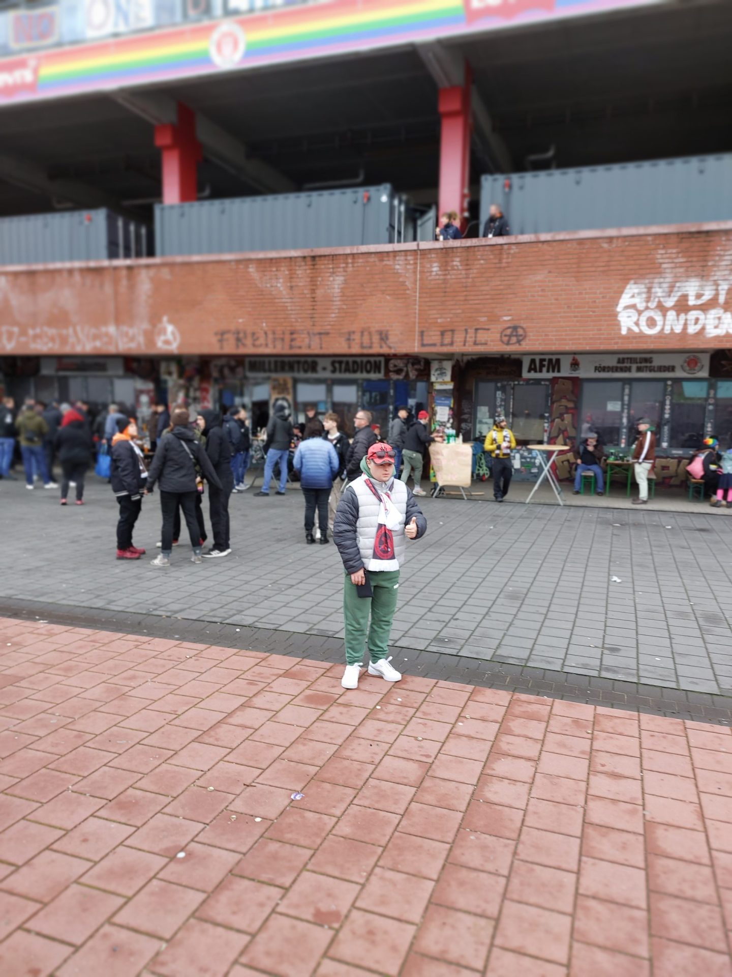 Wensdag Mischa bij FC Sankt Pauli