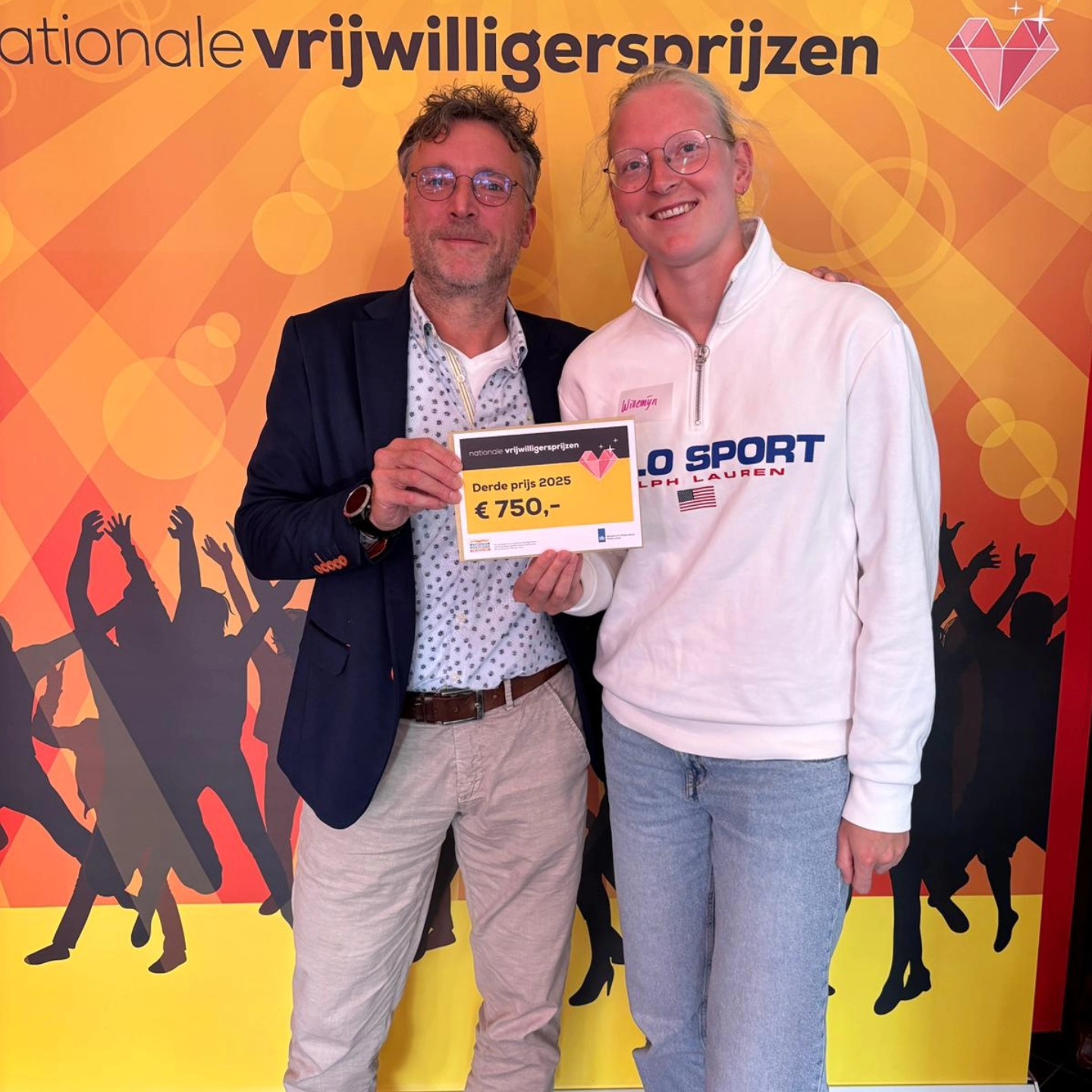 3e plaats bij Nationale vrijwilligersprijzen